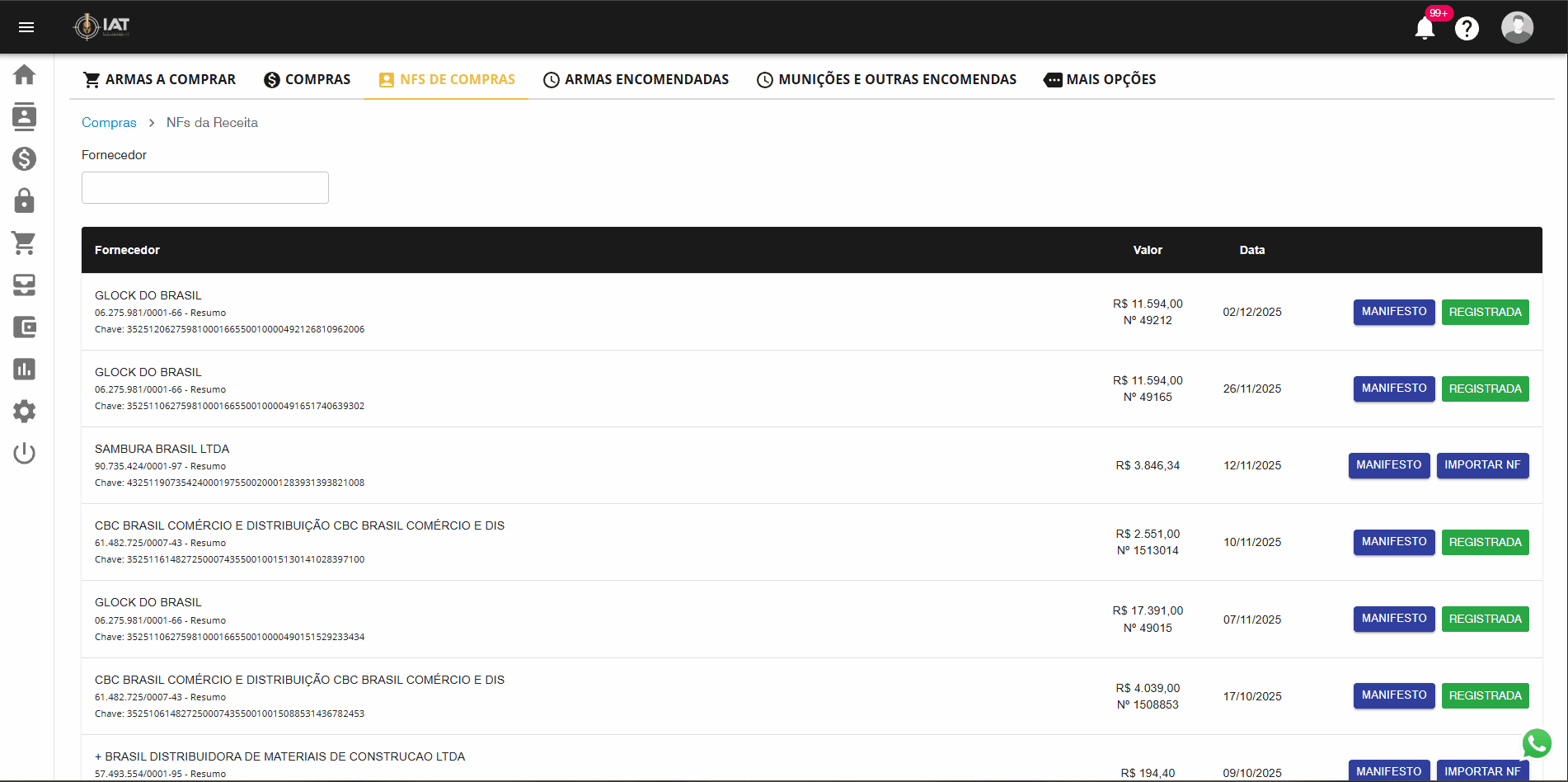 Importando da receita com evento.gif